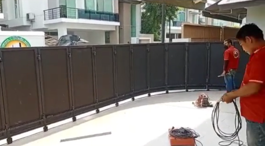 ประตูโค้งรีโมท 500 กก.