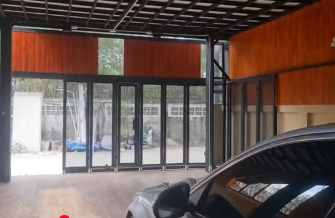 ประตูบานเลื่อนโค้งรีโมทไฟฟ้า 800kg สำหรับบ้านและธุรกิจ